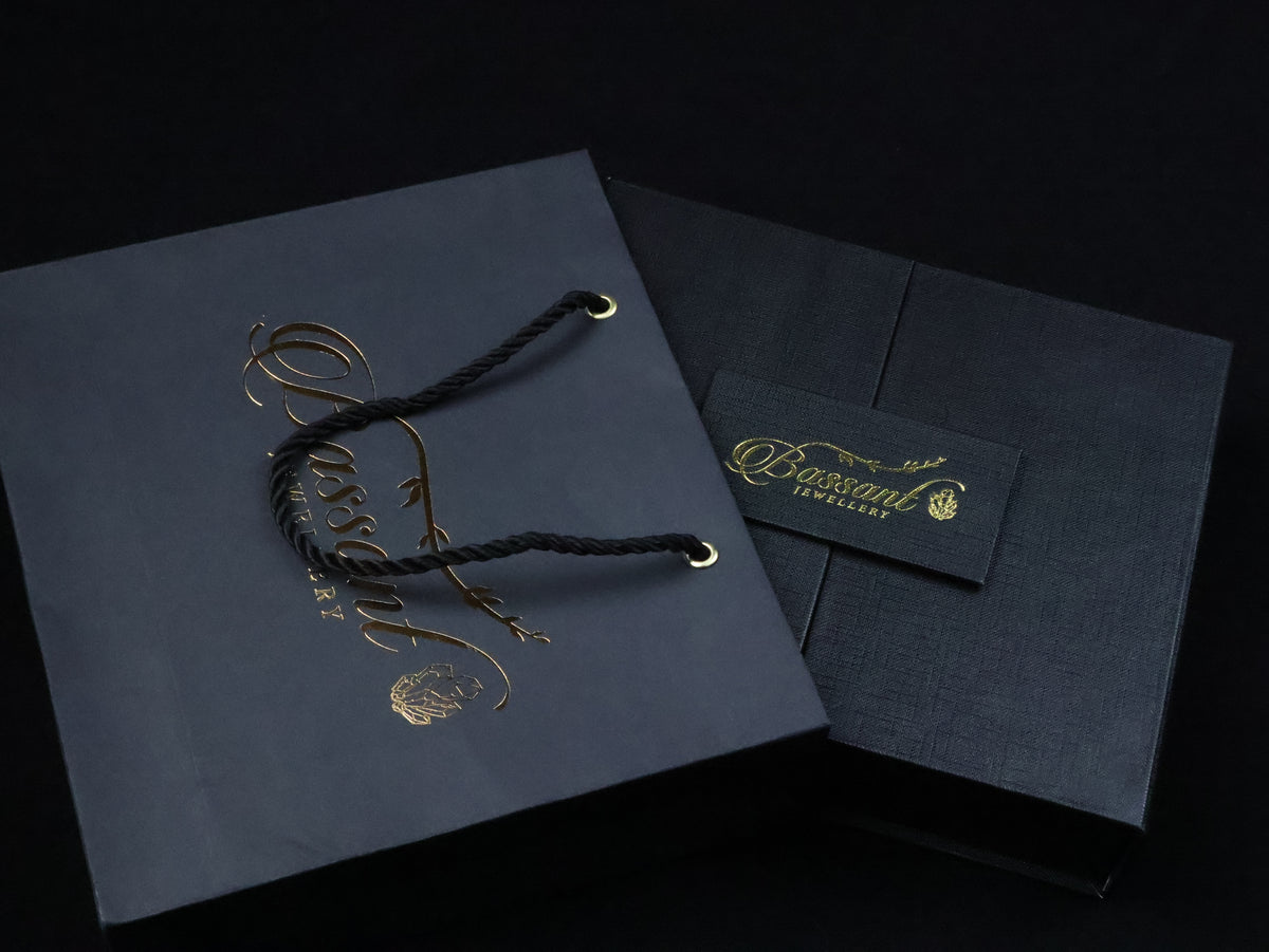 سبحة العقيق الطحلبي بشرابة فضة في علبة هدية فاخرة فضة ٩٢٥ | Moss Agate Silver-Tassel Sebha Luxury Gift Box Silver 925 | Bassant Jewellery