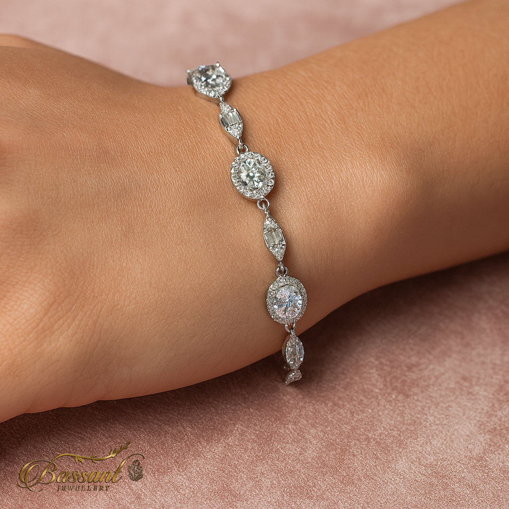 اسورة فضة عيار ٩٢٥ Berlin | Berlin Sterling Silver 925 Bracelet | Bassant Jewellery