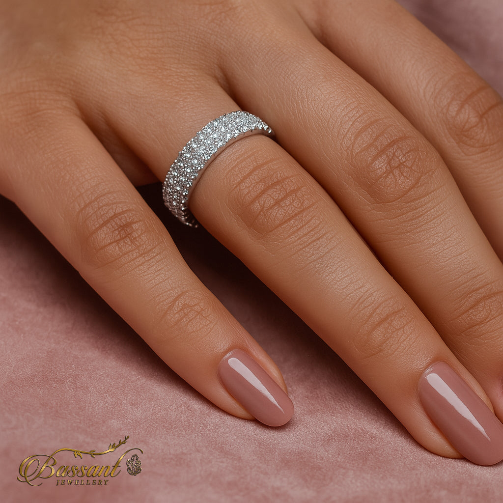 خاتم فضة عيار ٩٢٥ London | London Sterling Silver 925 Ring | Bassant Jewellery