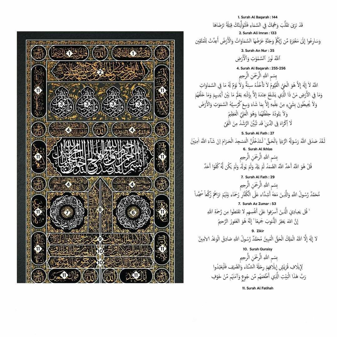 Curtain of Holy Kaaba - Bassant Jewellery