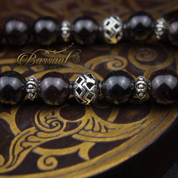 Garnet Rosary - Bassant Jewellery