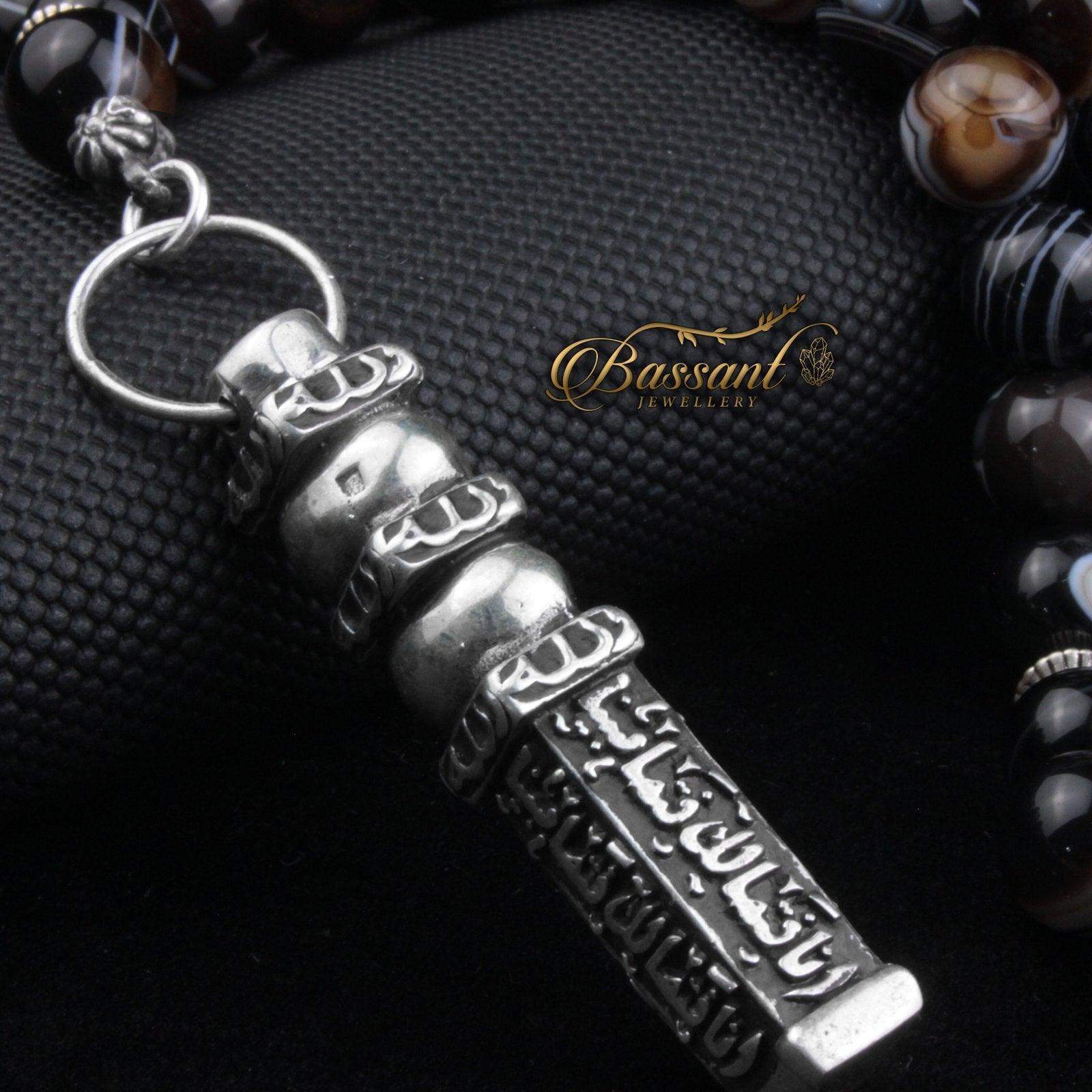 Suleiman Agate Rosary - Bassant Jewellery