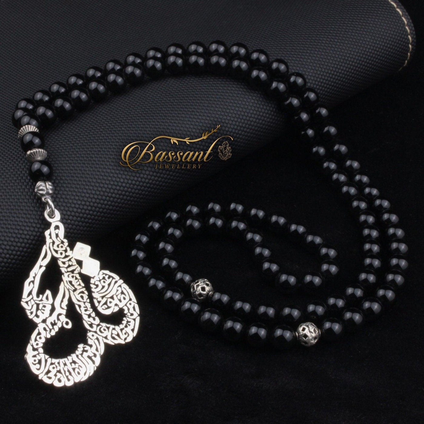 Black Agate - Onyx Rosary - Bassant Jewellery