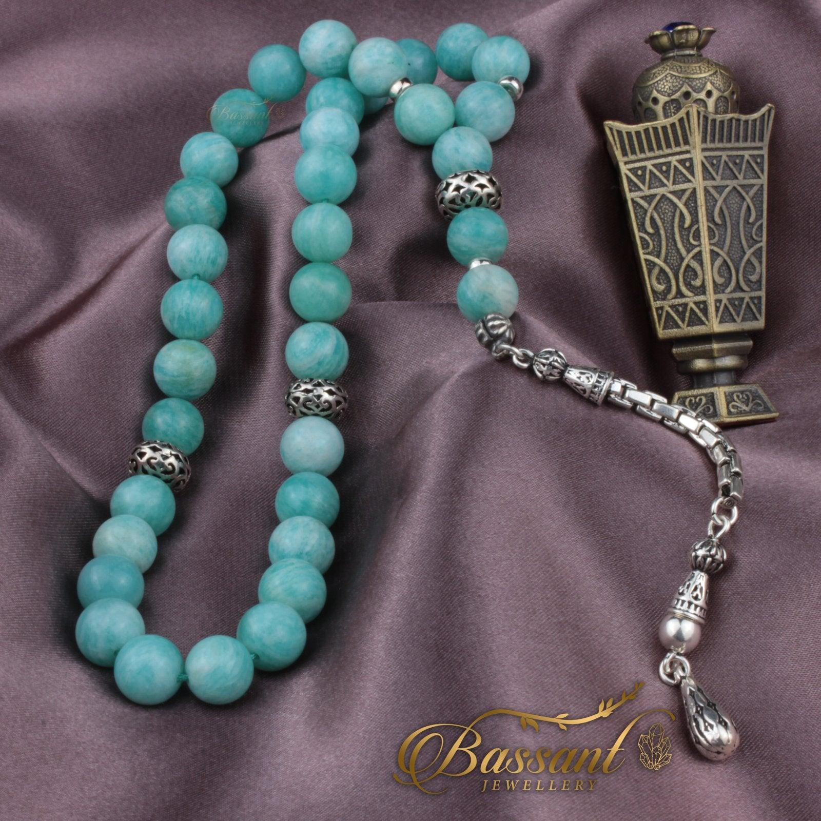 Amazonatite Rosary - Bassant Jewellery