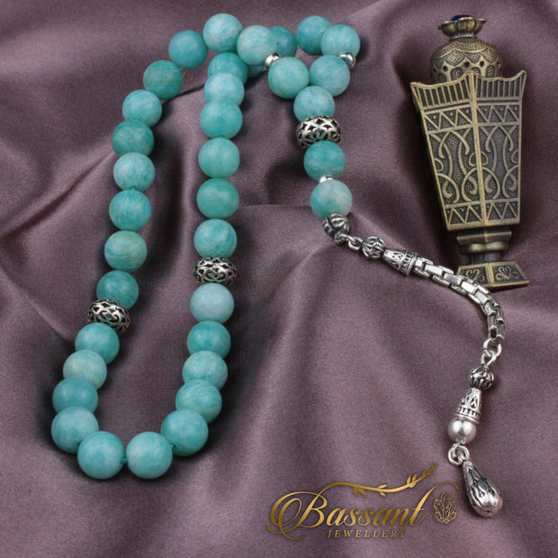 Amazonatite Rosary - Bassant Jewellery