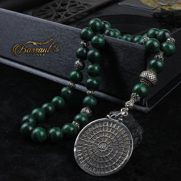 Malachite Rosary - Bassant Jewellery