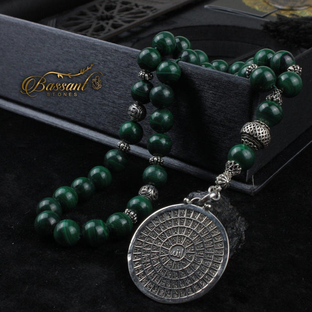 Malachite Rosary - Bassant Jewellery