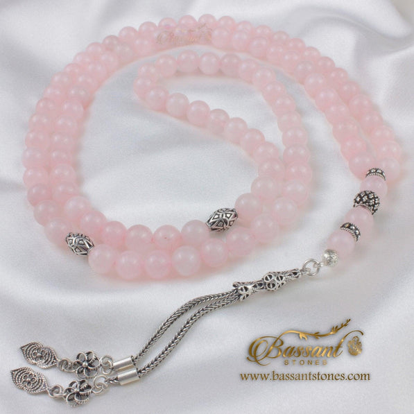 Rose Quartz Rosary - Bassant Jewellery