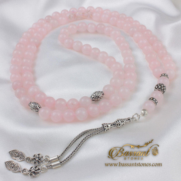 Rose Quartz Rosary - Bassant Jewellery