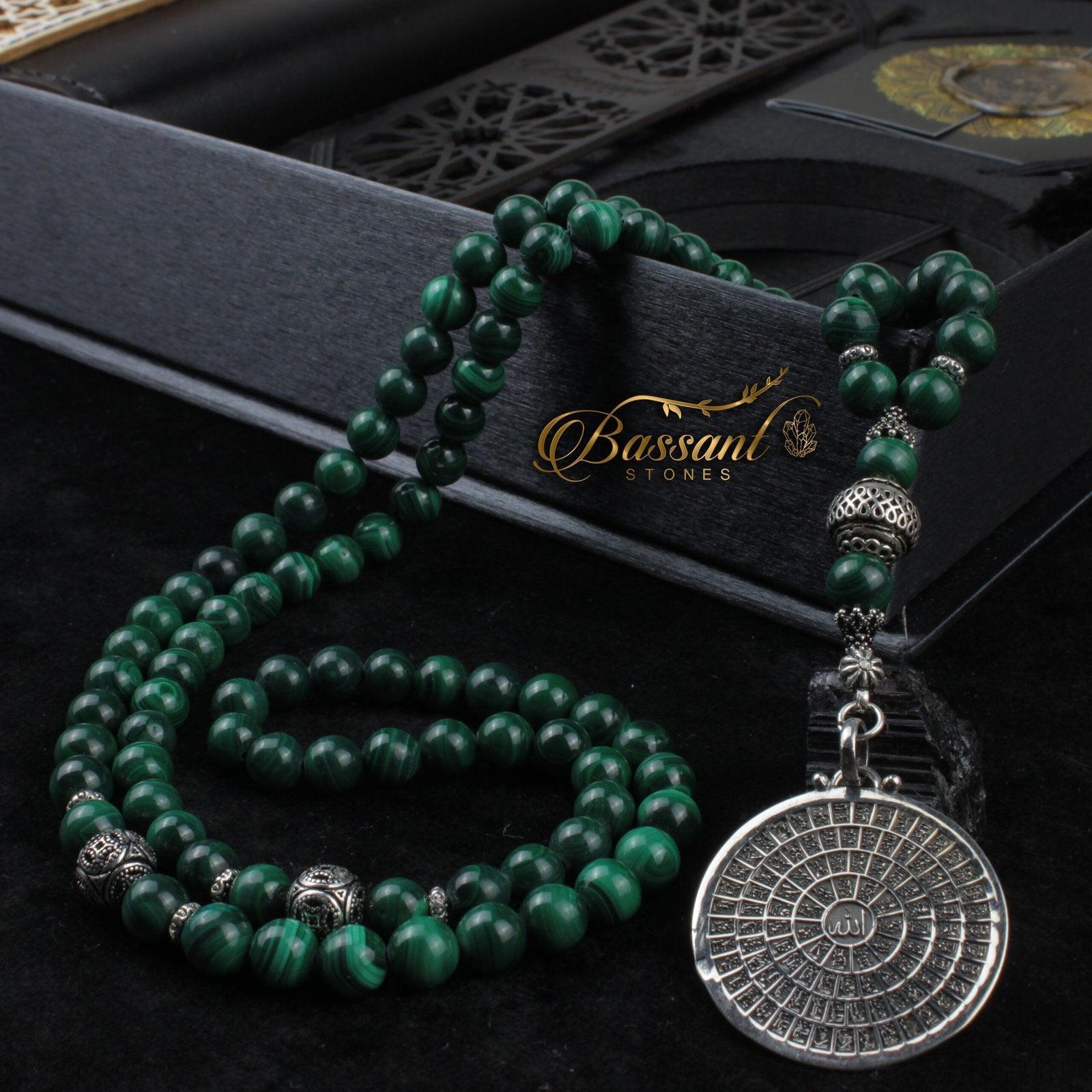 Malachite Rosary - Bassant Jewellery