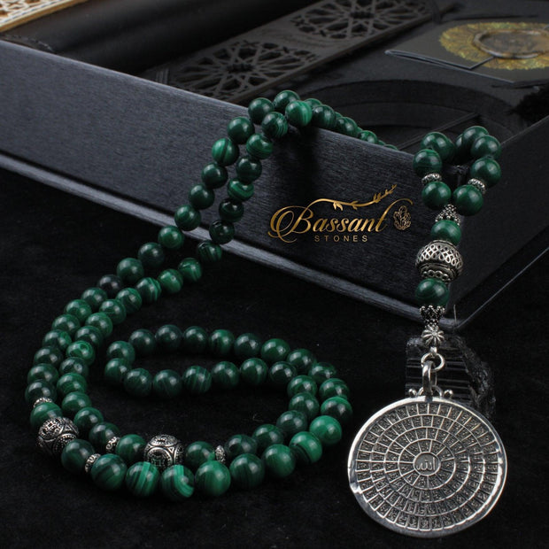 Malachite Rosary - Bassant Jewellery