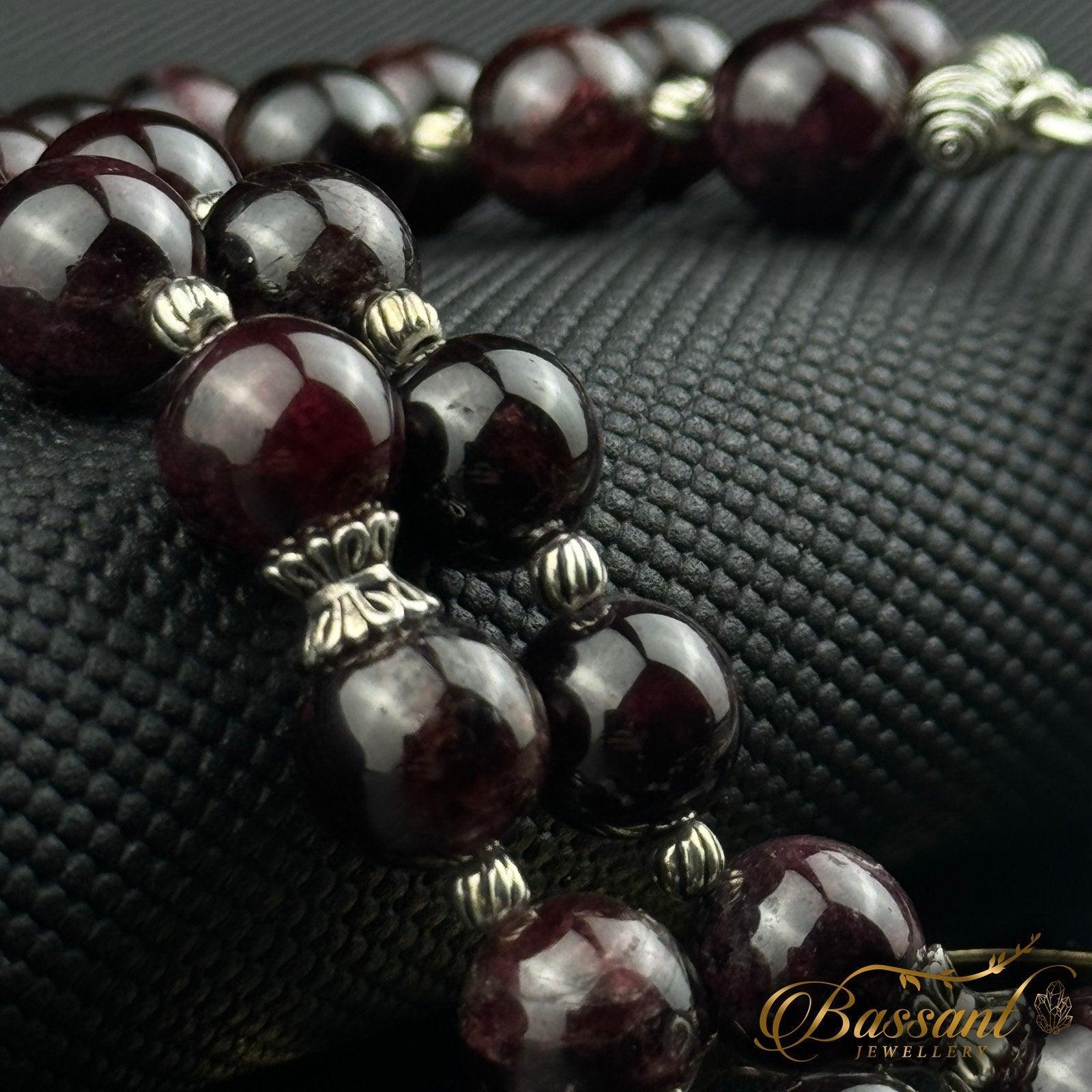 Almandine Garnet Rosary - Bassant Jewellery