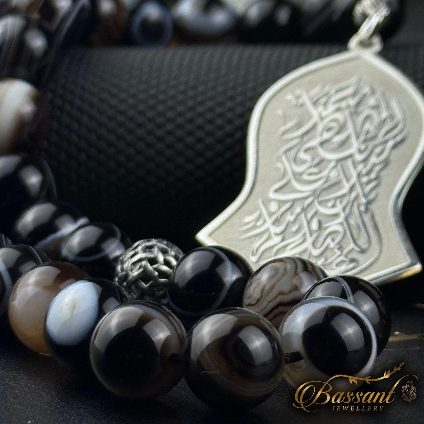 Suleiman Agate Rosary - Bassant Jewellery