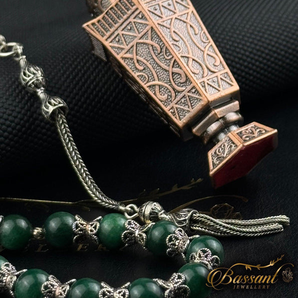 Green Apatite Rosary - Bassant Jewellery