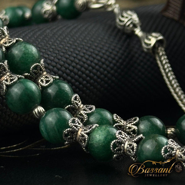 Green Apatite Rosary - Bassant Jewellery