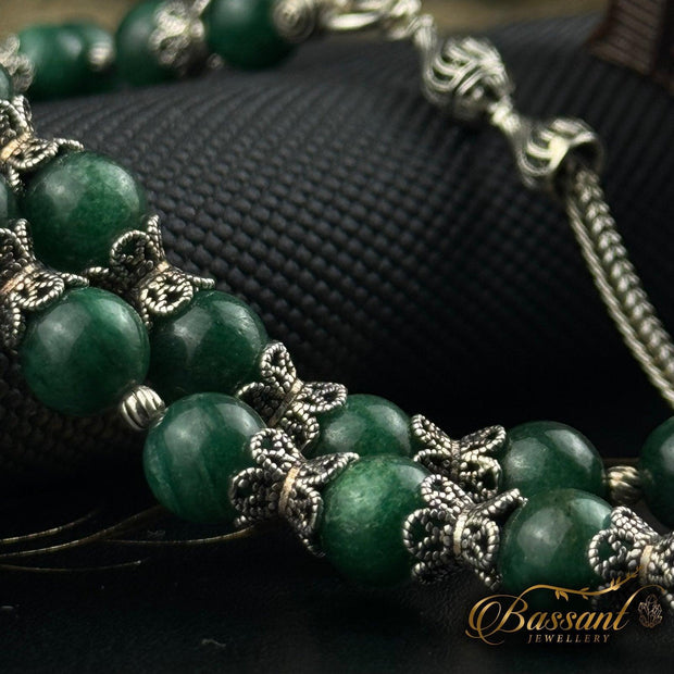 Green Apatite Rosary - Bassant Jewellery