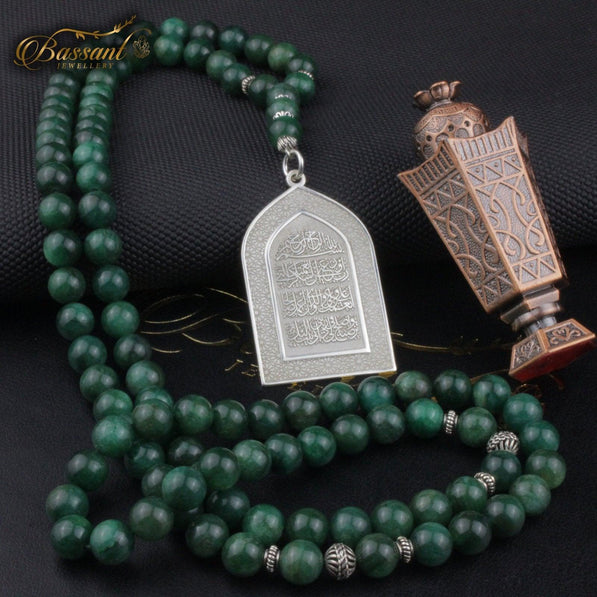 Green Apatite Rosary - Bassant Jewellery