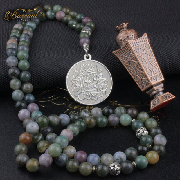 Moss Agate Rosary - Bassant Jewellery