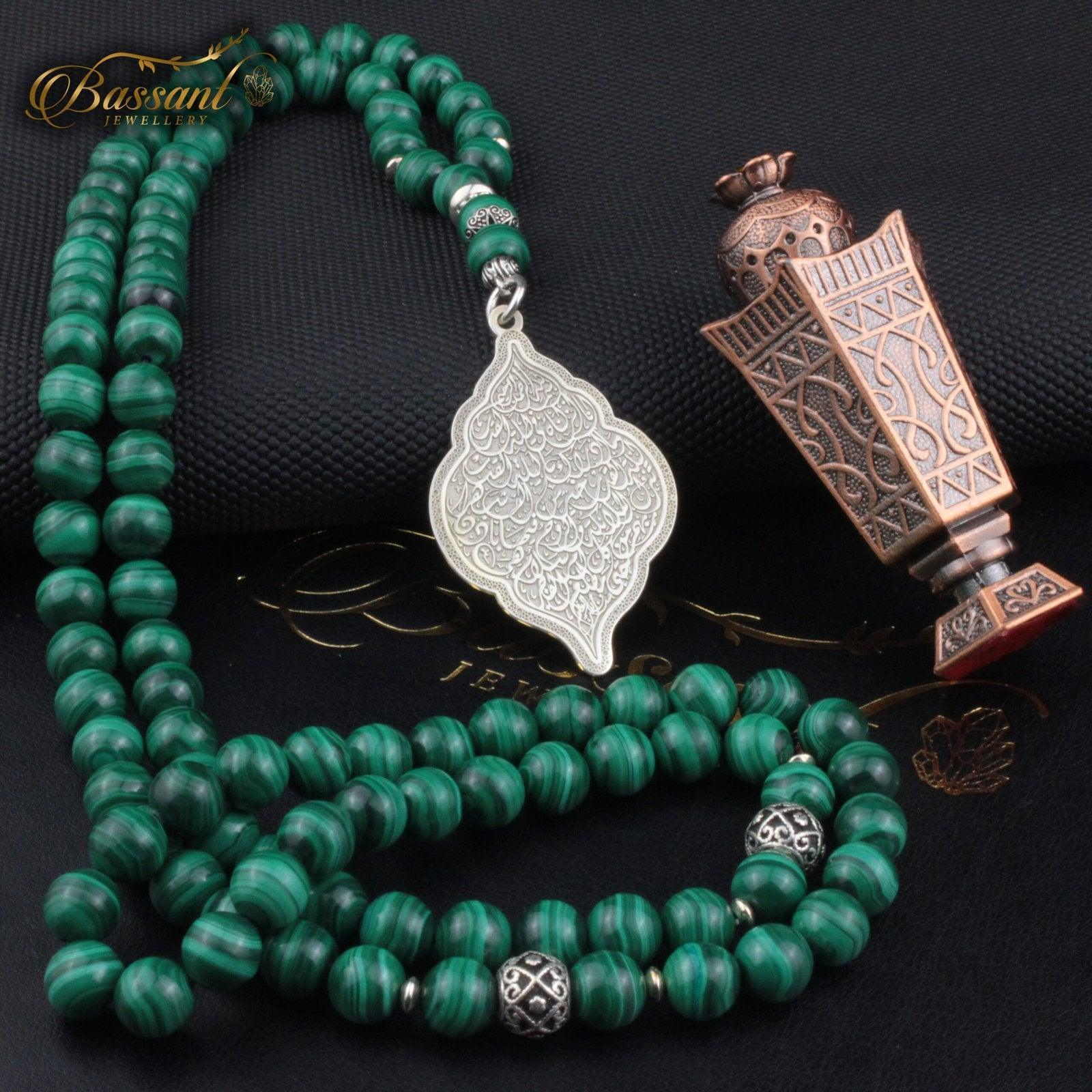 Malachite Rosary - Bassant Jewellery