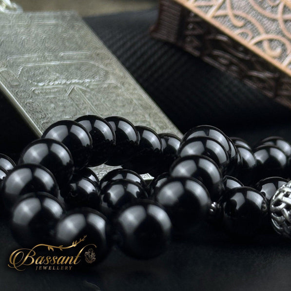 Black Agate - Onyx Rosary - Bassant Jewellery