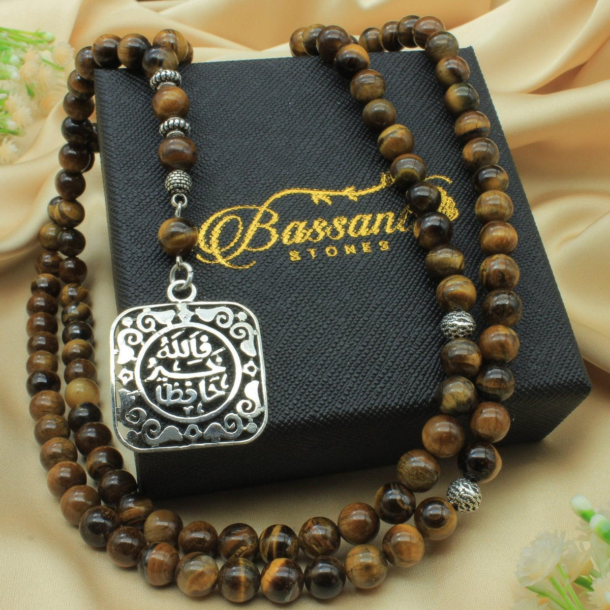 Brown Tiger Eye Rosary - Bassant Jewellery
