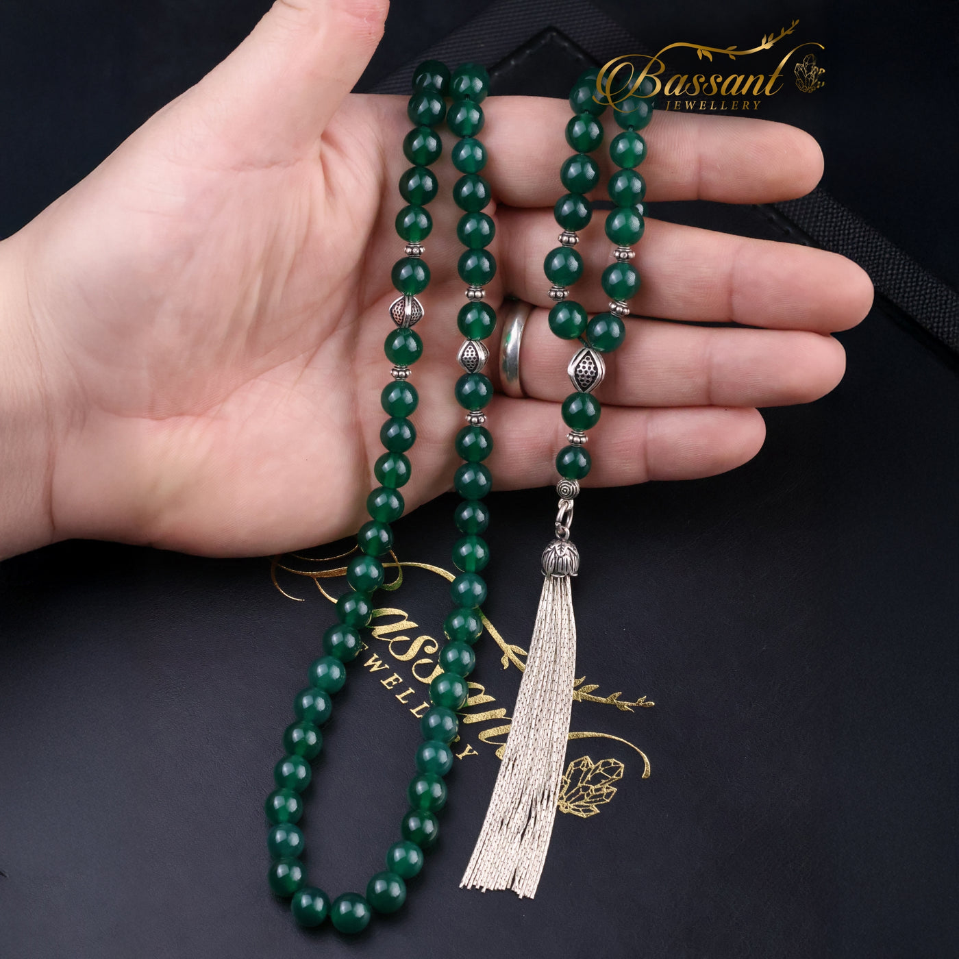 Green Agate Rosary