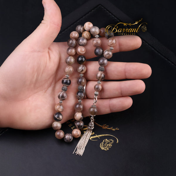 سبحة حجر القمر - موكا  