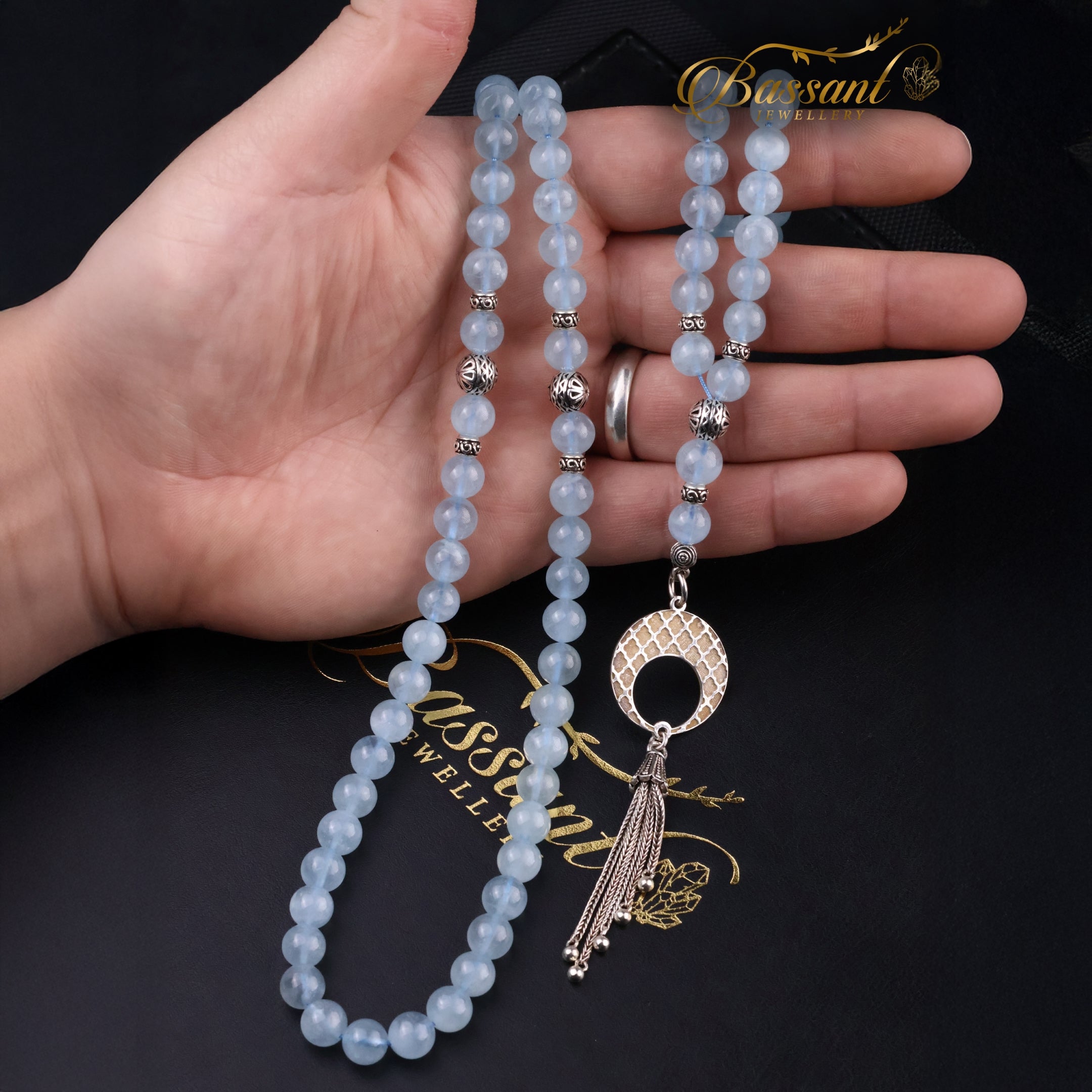 Aquamarine Rosary