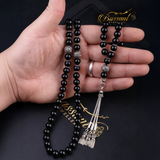 Black Agate - Onyx Rosary