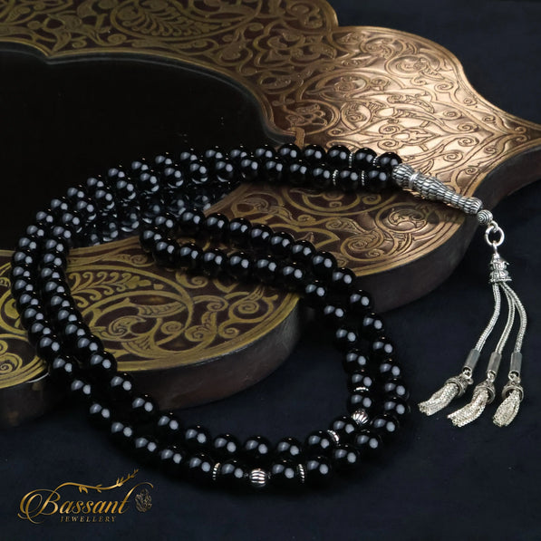 Black Agate - Onyx Rosary