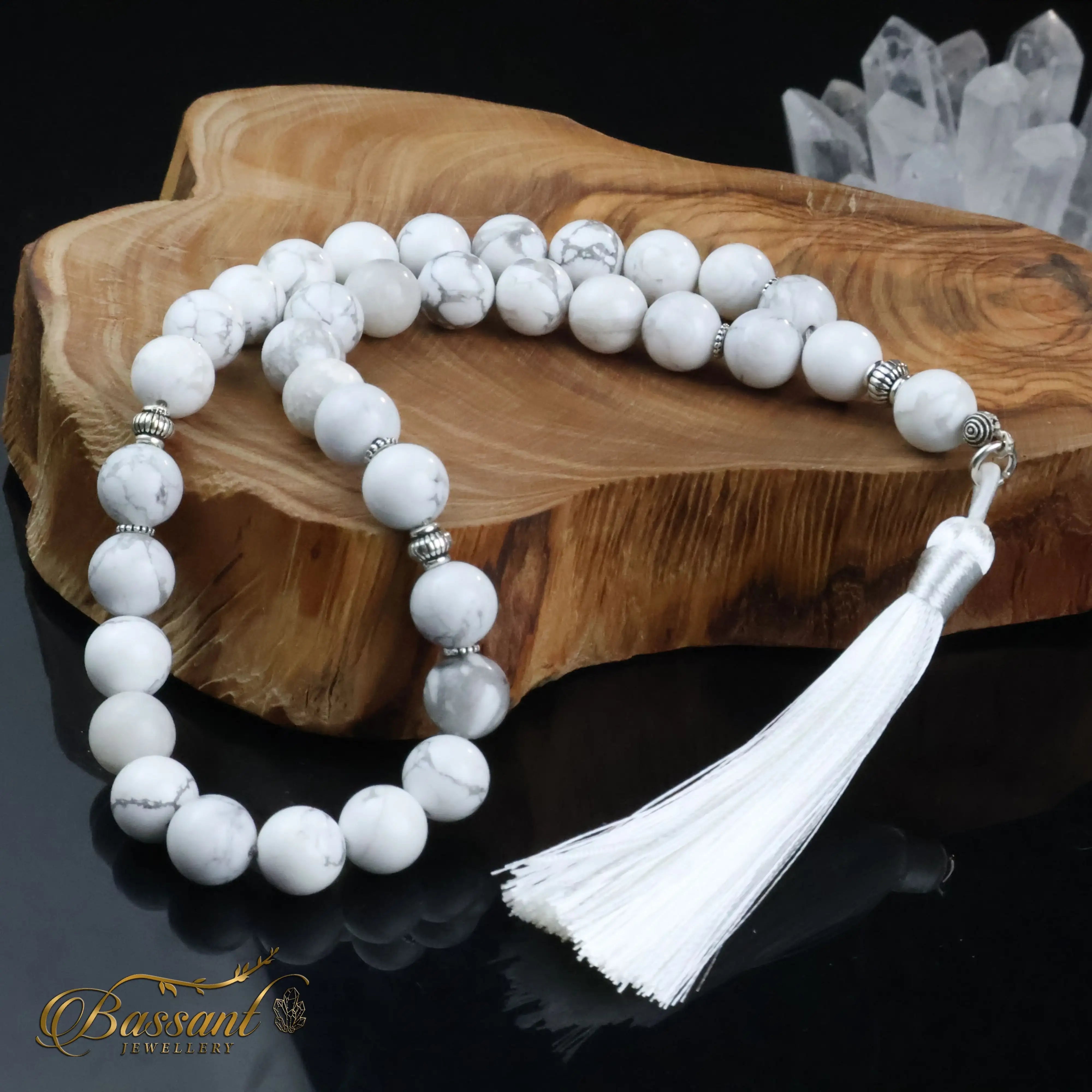 White Howlite Rosary