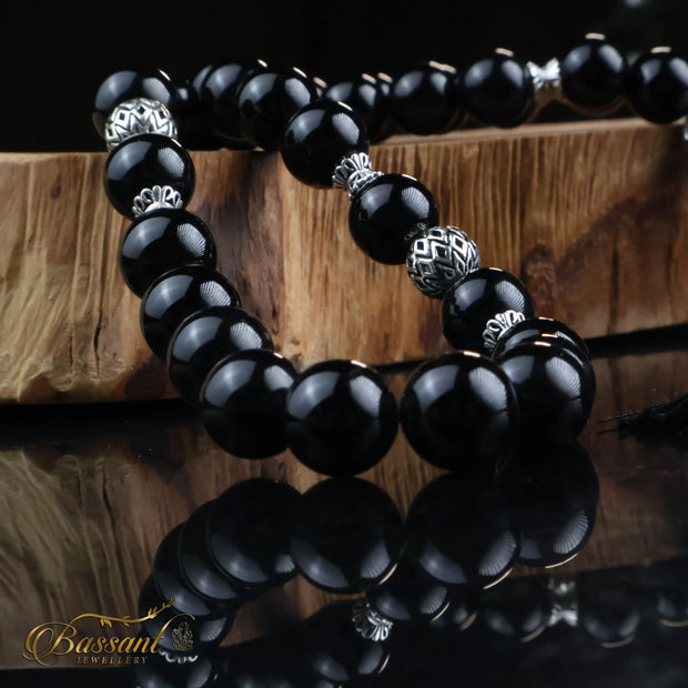 Black Agate - Onyx Rosary