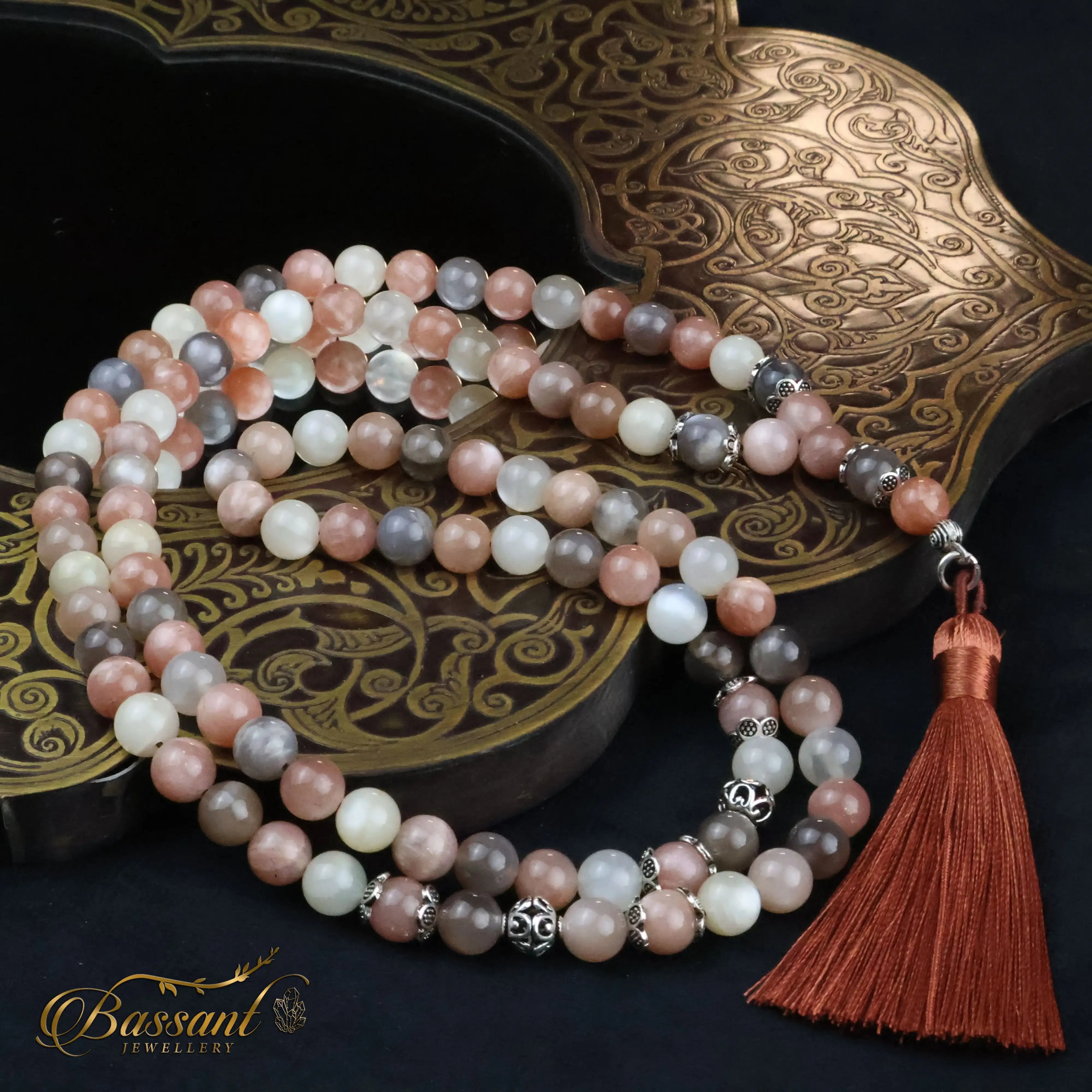 Multi-Color Moonstone Rosary