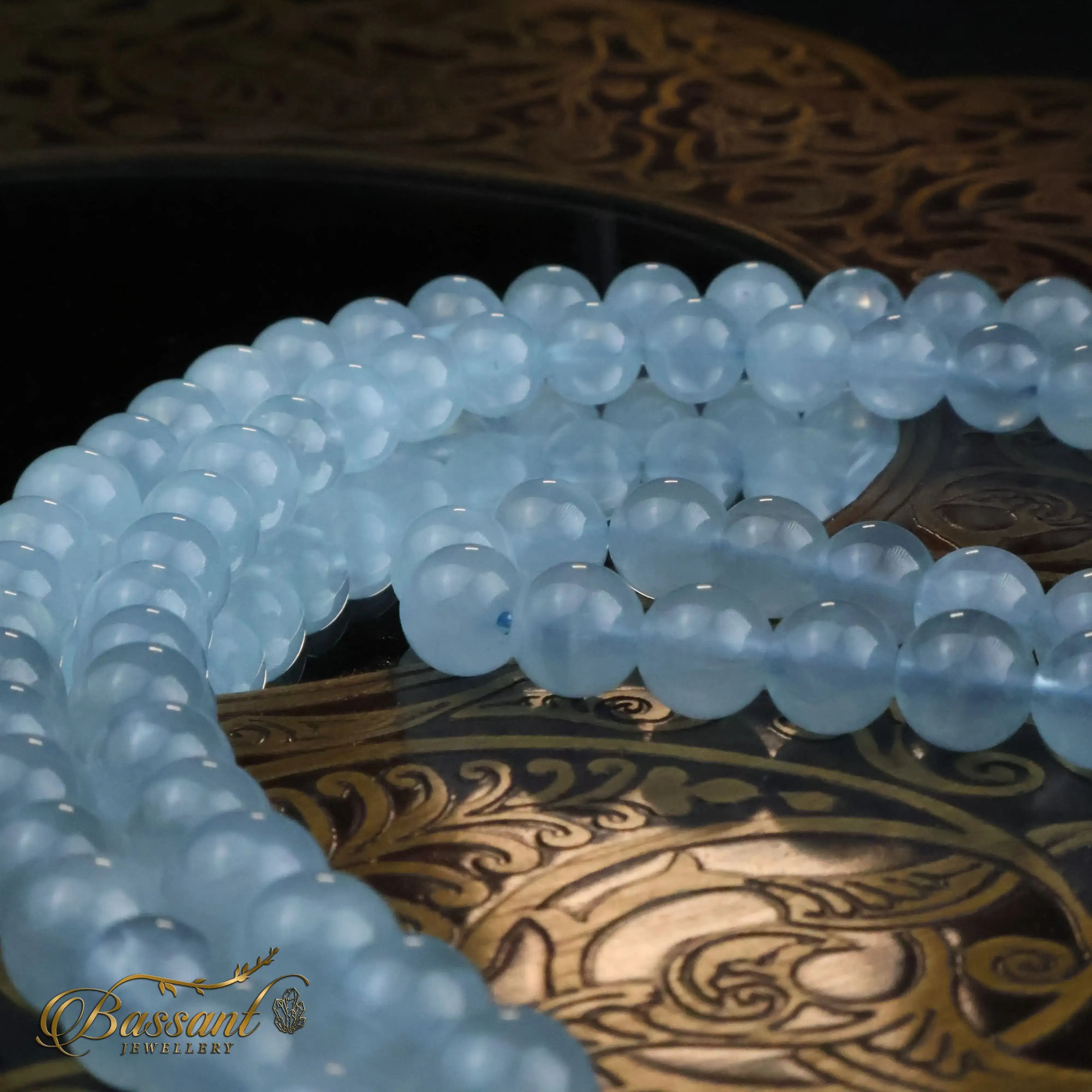 Aquamarine Rosary
