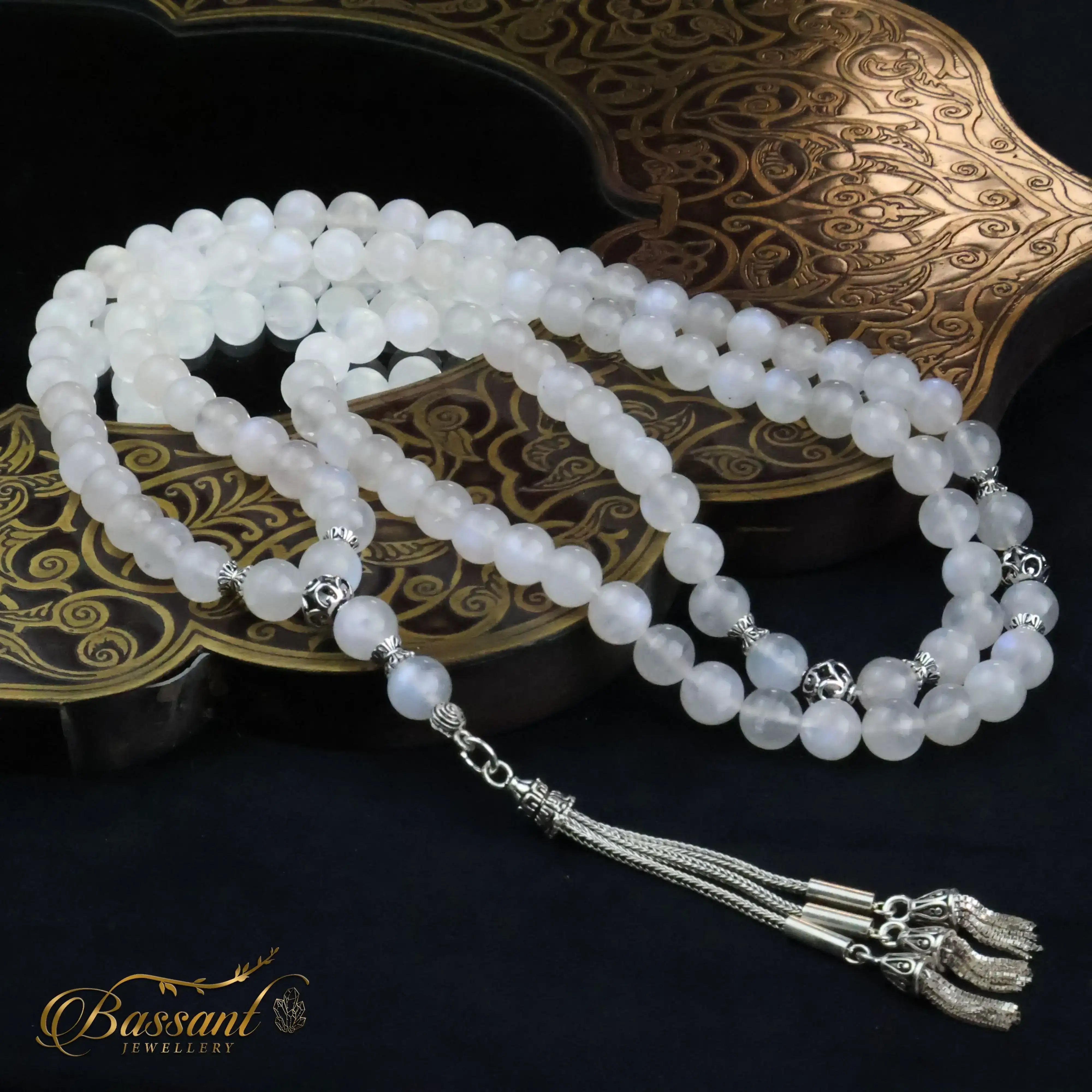 Rainbow Moonstone Rosary