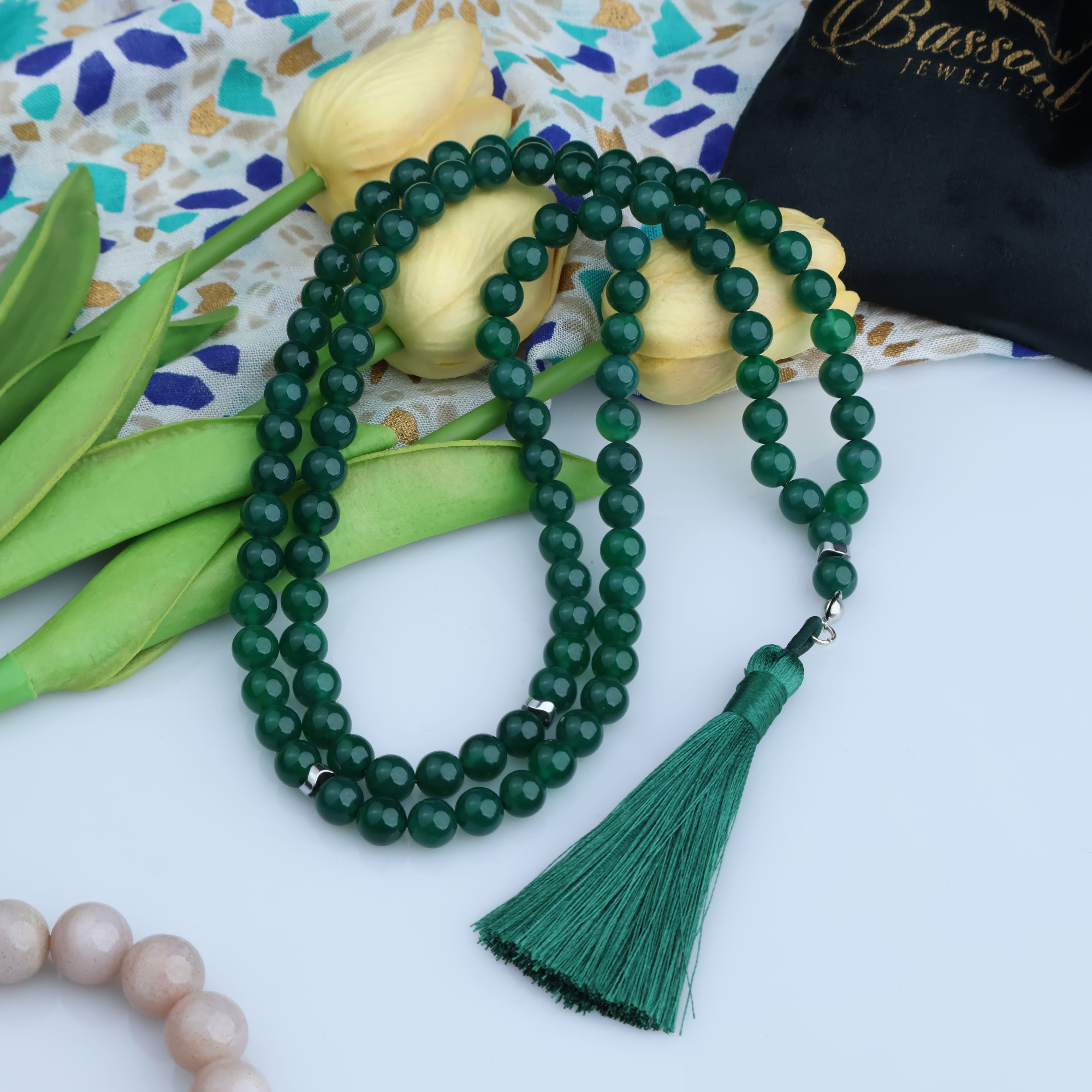 Green Agate Rosary