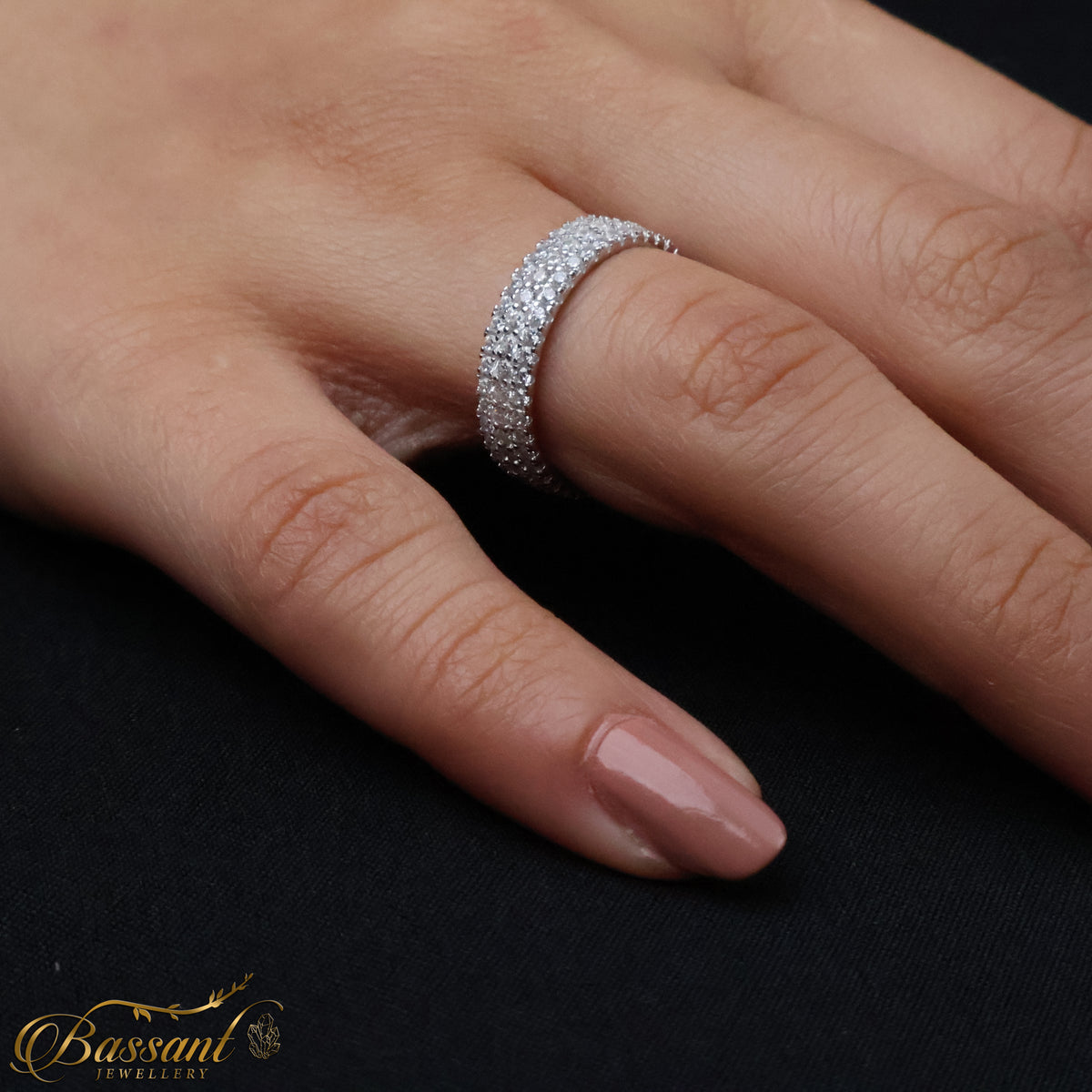 خاتم فضة عيار ٩٢٥ London | London Sterling Silver 925 Ring | Bassant Jewellery