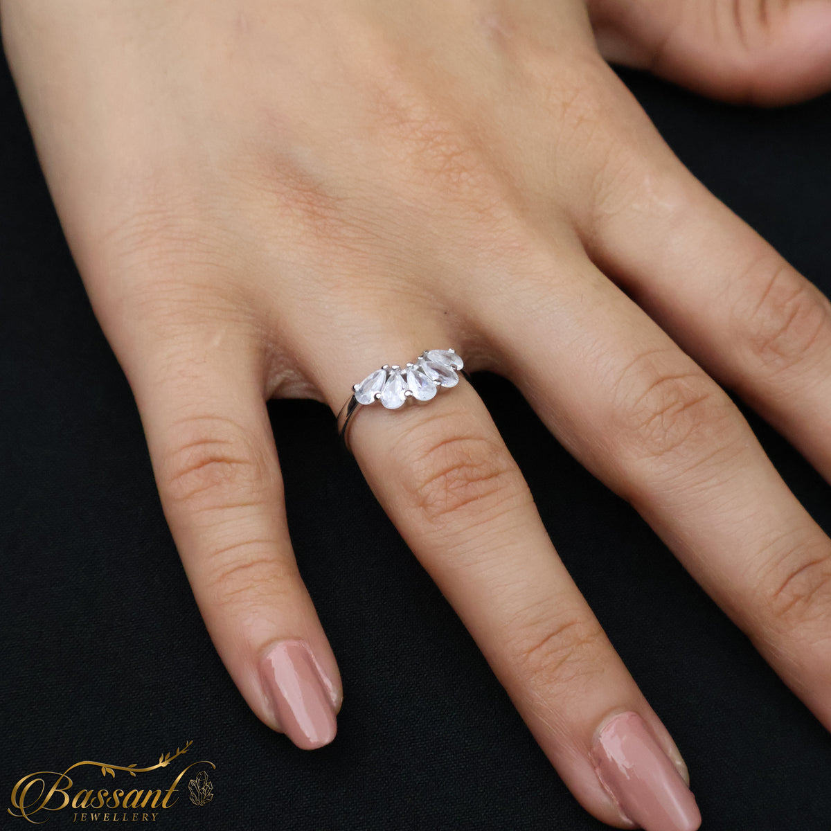 خاتم فضة عيار ٩٢٥ Tears Crown | Tears Crown Sterling Silver 925 Ring | Bassant Jewellery