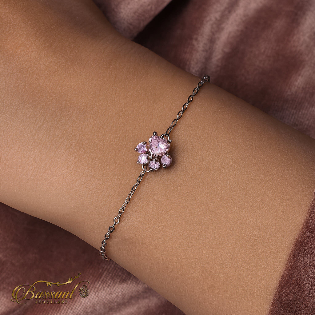 اسورة فضة عيار ٩٢٥ Teddy | Teddy Sterling Silver 925 Bracelet | Bassant Jewellery