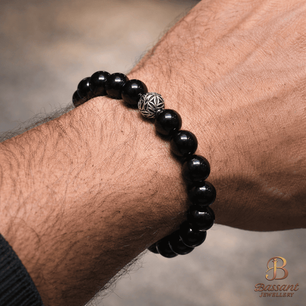Black Agate ( Onyx ) Bracelet