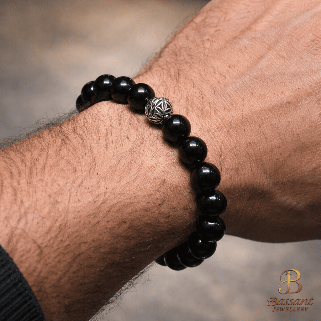 Black Agate ( Onyx ) Bracelet