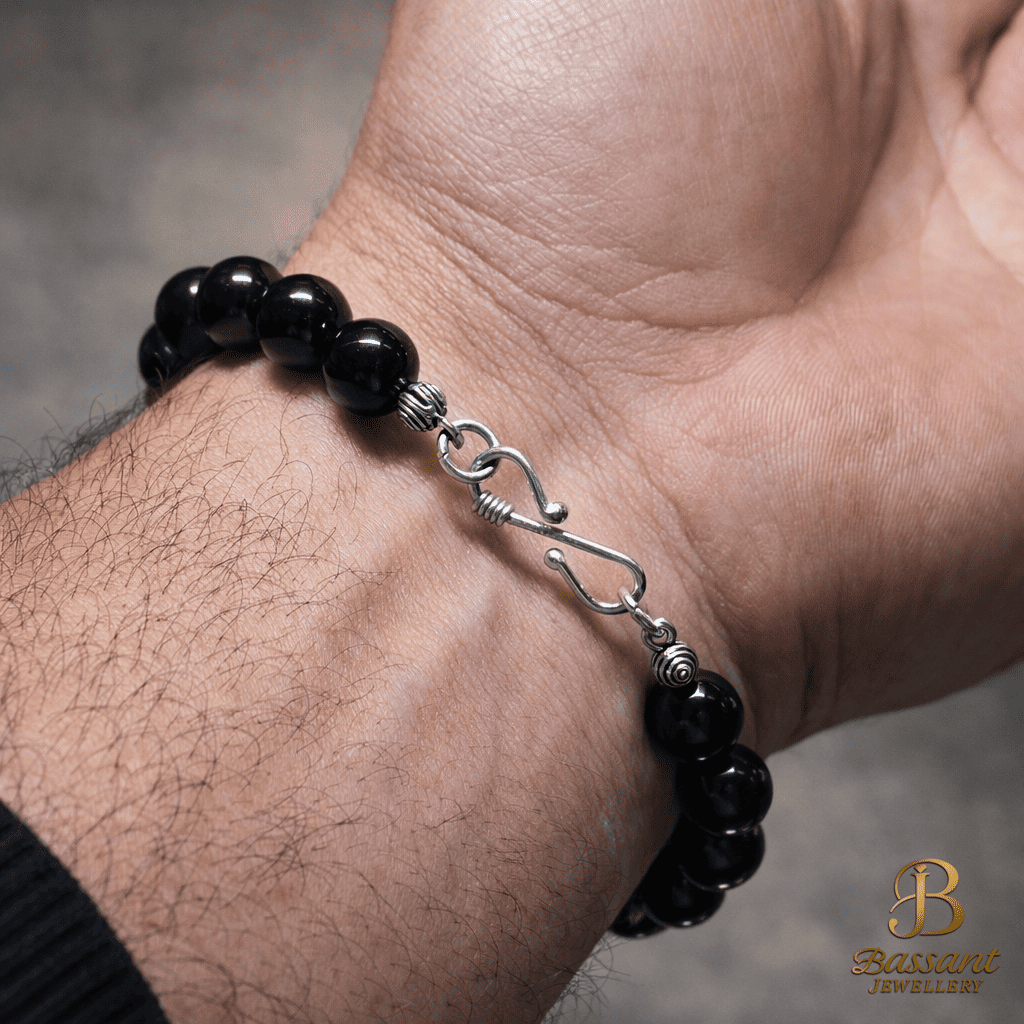 Black Agate ( Onyx ) Bracelet